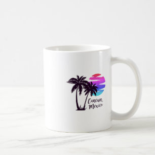 Cancun Mexico Beach Summer Vacation Palm Trees Sun Coffee Mug