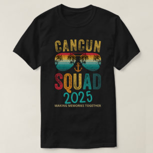 Cancun Mexico Family Squad Vacation 2025 Matching  T-Shirt