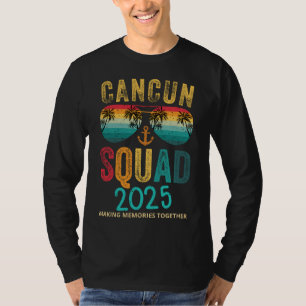 Cancun Mexico Family Squad Vacation 2025 Matching  T-Shirt