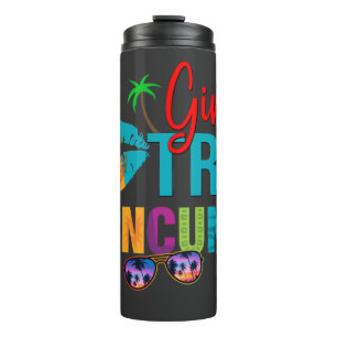 Cancun Mexico Girls Trip Colorful Vacations  Thermal Tumbler