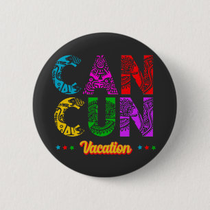 Cancun Mexico Group Vacation Adventure 2 Inch Round Button