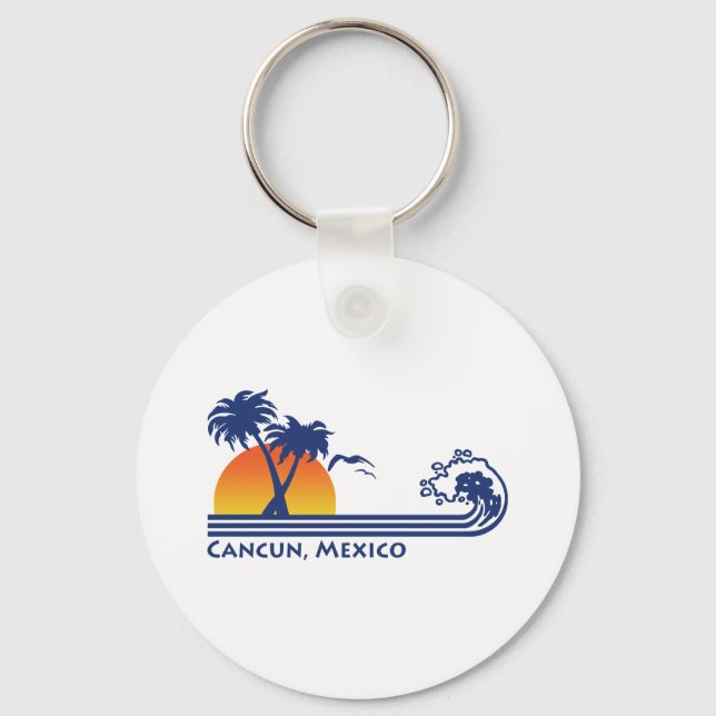Cancun Mexico Keychain (Front)