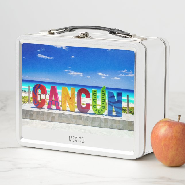 Cancun, Mexico Metal Lunch Box (In Situ)