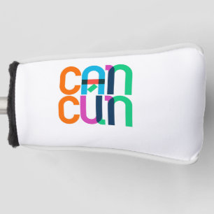 Cancun Mexico Pop Art Letters Golf Head Cover