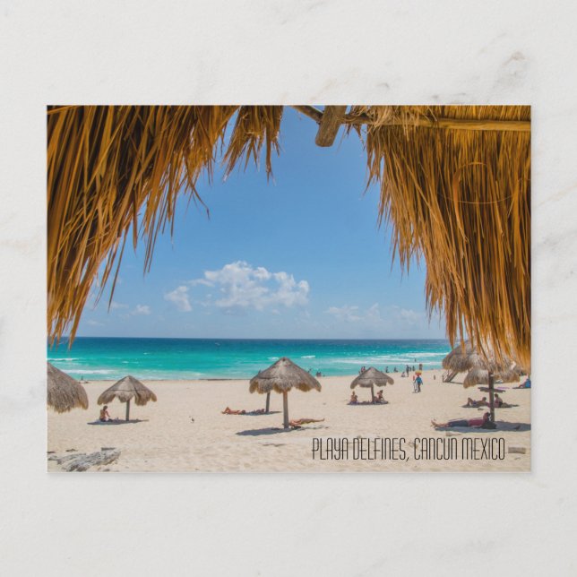 Cancun Mexico Postcard (Front)