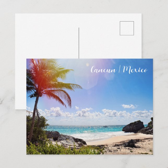 Cancun Mexico Postcard (Front/Back)
