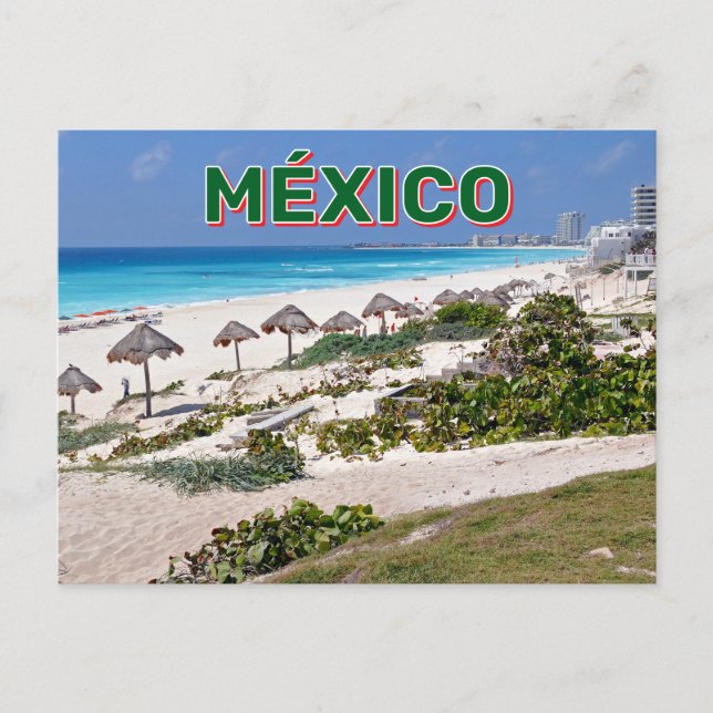 Cancún, México Postcard (Front)