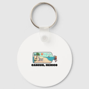 Cancun Mexico Souvenir Family Matching Vacation Ca Keychain
