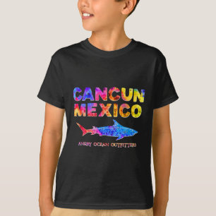 Cancun Mexico T Shirt Shark Fishing Tee