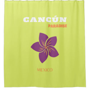 Cancun, Mexico, Travel Art, Green, Tropical Art