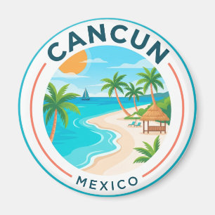 Cancun Mexico Travel Beach Mexico Magnet