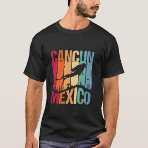 Cancun Mexico Travel Scuba Diving Vacation Vintage T-Shirt