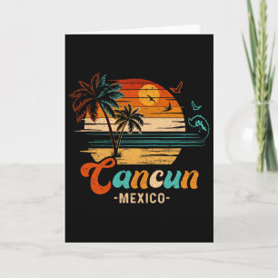 Cancun Mexico Vacation 2025 Matching Family Group Card