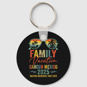 Cancun Mexico Vacation 2025 Matching Family Group  Keychain