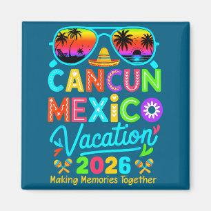 Cancun mexico vacation beach 2026 trip matching magnet