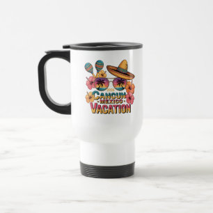Cancun Mexico Vacation Beach Trip Tropical Summer Travel Mug
