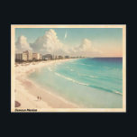 Cancun Mexico Vintage Travel Postcard<br><div class="desc">Title: Vintage Cancun, Mexico Postcard: Sun-Kissed Beach Bliss - Tropical Paradise Collectable Memorabilia Product Description: Vintage Cancun, Mexico Postcard: A Tropical Escape - Captivating Beauty of Cancun's Sun-Kissed Beaches Embark on a nostalgic journey to the pristine shores of Cancun, Mexico, with this vintage travel postcard, capturing the sun-kissed beaches, turquoise...</div>