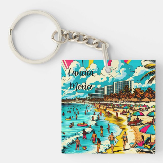 Cancun, Mexique avec une Vibe pop art (Devant)