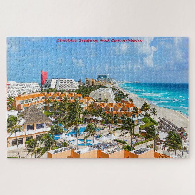 Cancun Mexique. Puzzle (Horizontal)