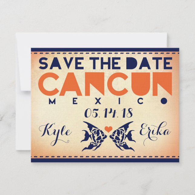 CANCUN Save the Date Destination (Front)