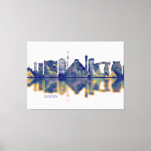 Cancun Skyline Canvas Print