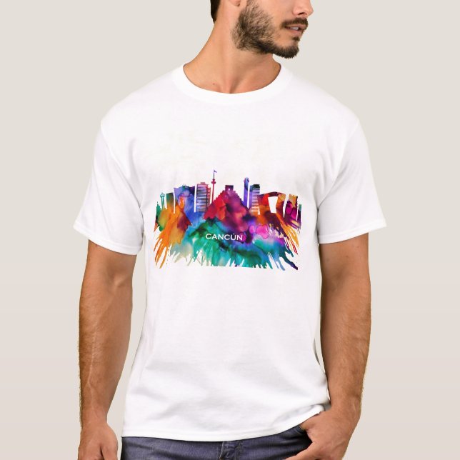 Cancun Skyline T-Shirt (Front)