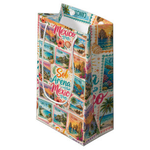 Cancun Sun Sand Mexico Beautiful Beaches Tropical Small Gift Bag