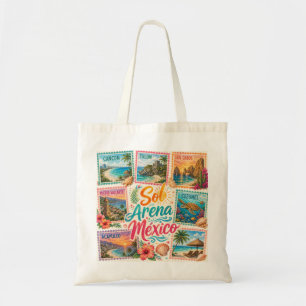 Cancun Sun Sand Mexico Beautiful Beaches Tropical Tote Bag