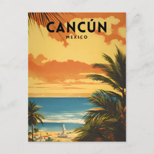 Cancun Travel Postcard