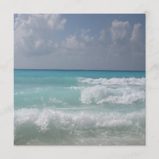 Cancun Waves Invitation