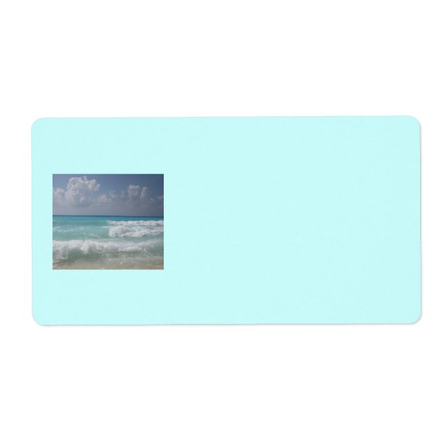 Cancun Waves Shipping Label (Front)