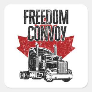 Canda Freedom Convoy 2022 Square Sticker