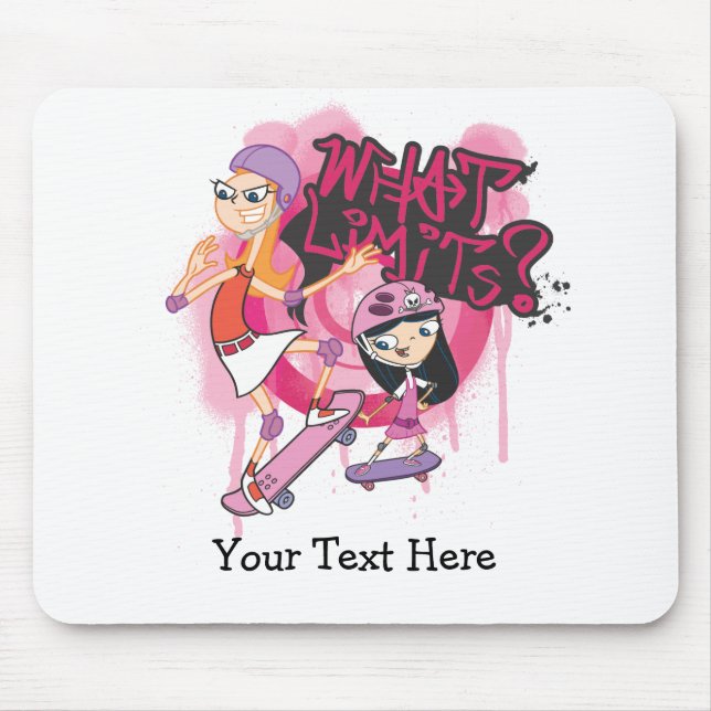 Candace and Isabella - What Limits Mouse Pad (Front)