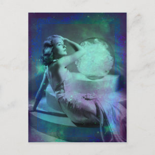 Candace - Blue Green Dream Postcard