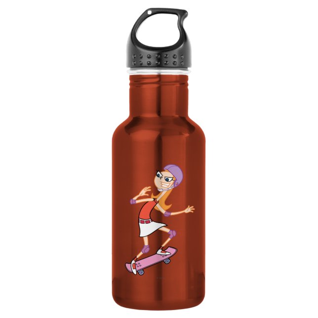 Candace on Skateboard 2 532 Ml Water Bottle (Front)