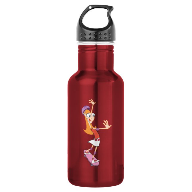 Candace on Skateboard 532 Ml Water Bottle (Front)