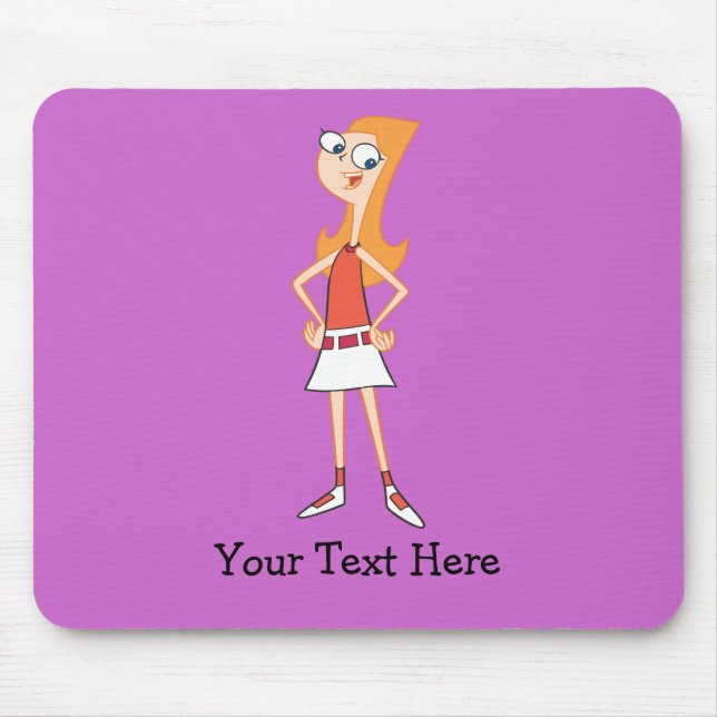 Candace Standing Mouse Pad (Front)