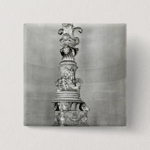 Candelabra designed by Piranesi on the basis 2 Inch Square Button