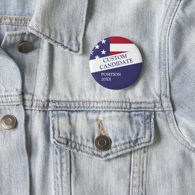 Candidate for election personalized  2 inch round button (In Situ)