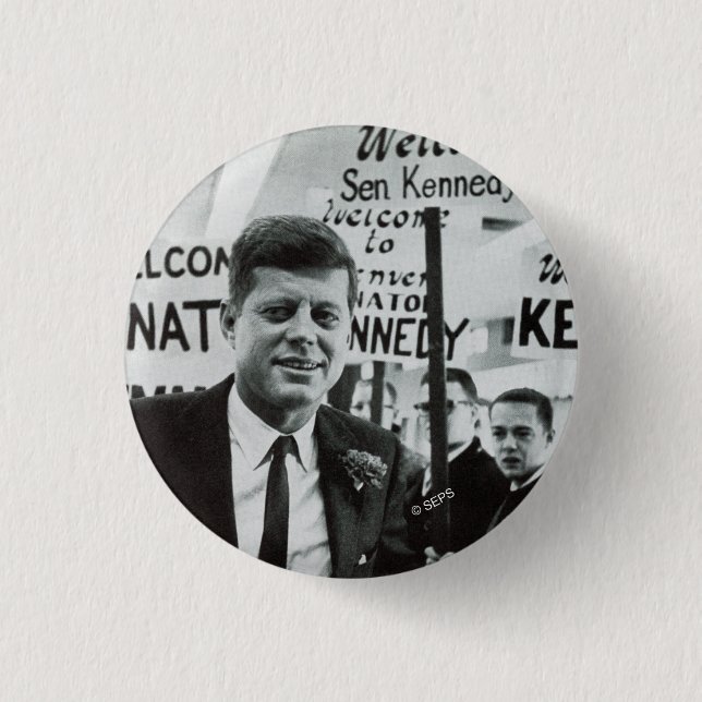 Candidate Kennedy 1 Inch Round Button (Front)