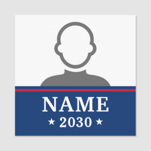 Candidate name political election campaign photo tag