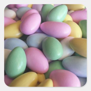 Candied Almonds Square Sticker