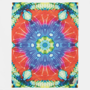 Candied Kaleidoscope Fleece Blanket