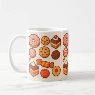 Candies and cookies mug