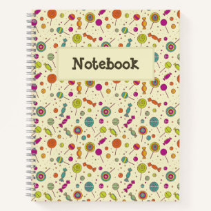 Candies Pattern Notebook