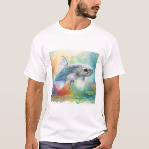 Candiru fish 260924AREF114 - Watercolor T-Shirt