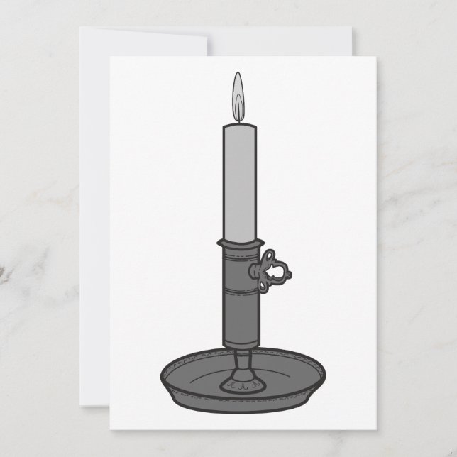 Candle 01 invitation (Front)