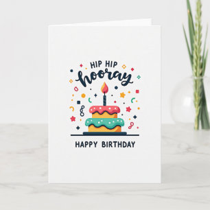 Candle Birthday Cake Card