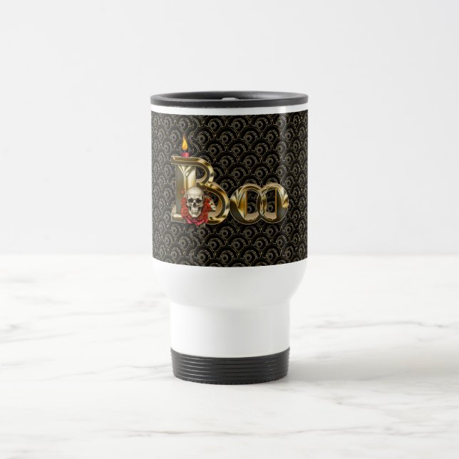 Candle Boo Halloween Mug (Center)