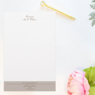 Candle, Brush, Spa & Wellness Stationery